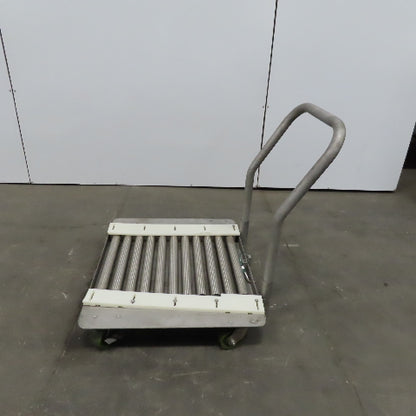 Stainless Steel 1.90" Gravity Roller Fixture Tooling Changer Cart 21"x27"