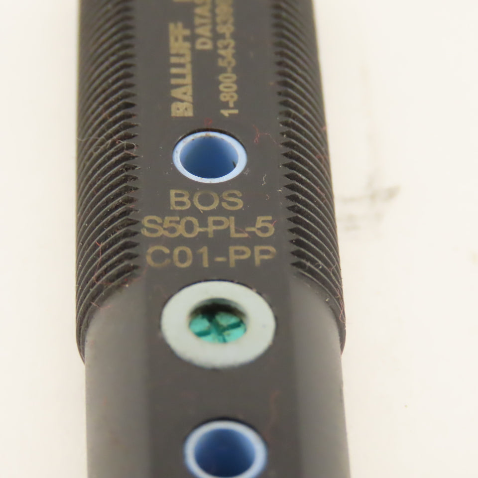 Balluff S50-PL-5-C01-PP 10-30VDC 18mm Diffuse Reflective Sensor PNP