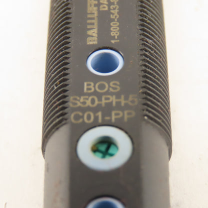 Balluff S50-PH-5-C01-PP 10-30VDC 18mm Retro Reflective Sensor PNP