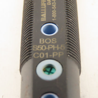 Balluff S50-PH-5-C01-PP 10-30VDC 18mm Retro Reflective Sensor PNP
