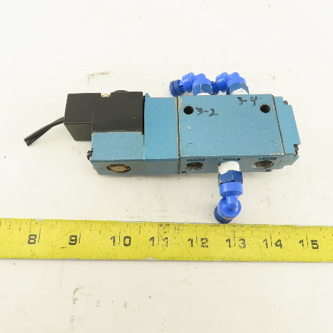 MAC 811C-PM-S11CA-152 5/2 Position Pneumatic Valve Single Solenoid 120V