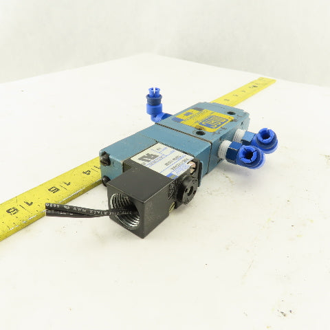 MAC 811C-PM-S11CA-152 5/2 Position Pneumatic Valve Single Solenoid 120V