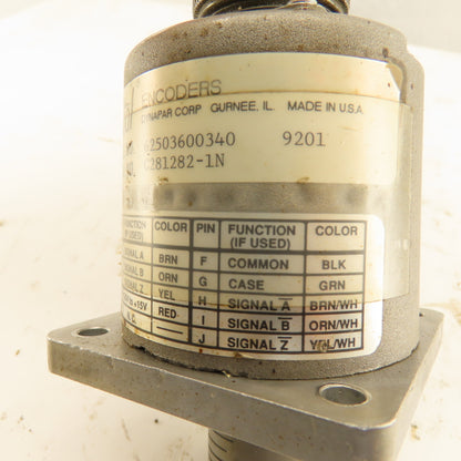 Dynapar 62503600340 Rotary Incremental Encoder