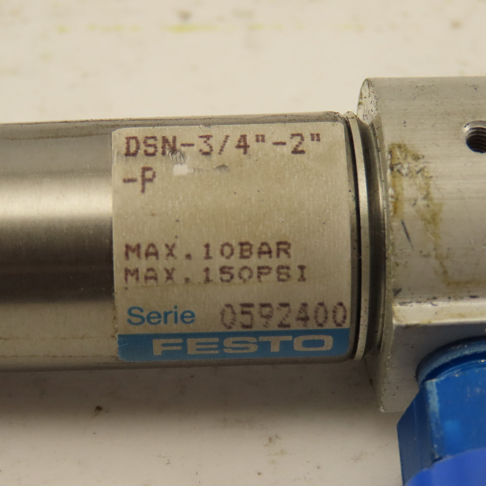 Festo DSN-3/4"-2"-P 3/4" Bore 2" Stroke Universal Mount Air Cylinder