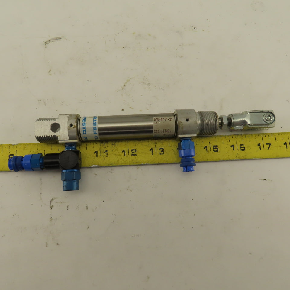 Festo DSN-3/4"-2"-P 3/4" Bore 2" Stroke Universal Mount Air Cylinder