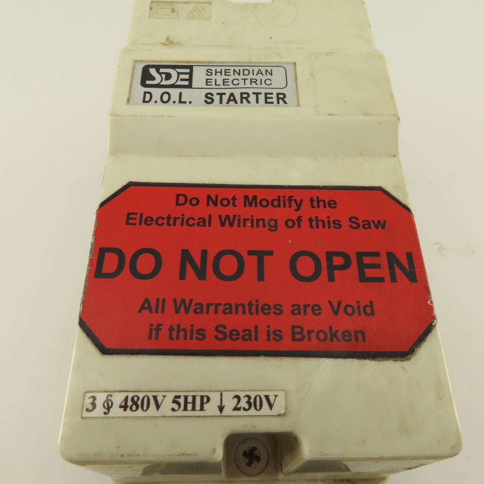Shendian Electric 600V 10Hp 3Ph Full Voltage Starter DOL 230V Coil 8.5A Trip
