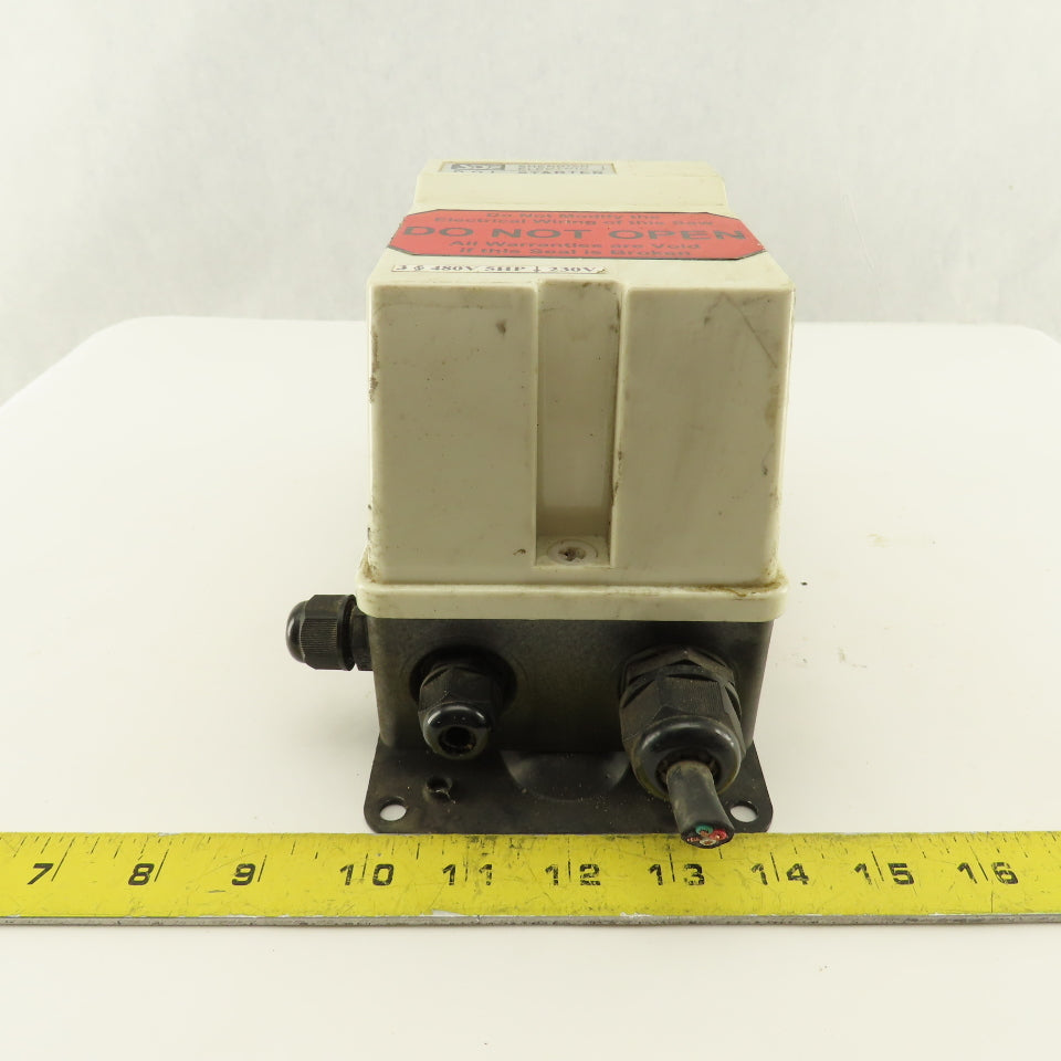 Shendian Electric 600V 10Hp 3Ph Full Voltage Starter DOL 230V Coil 8.5A Trip