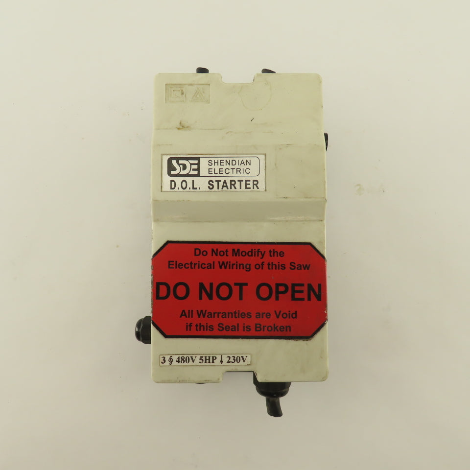 Shendian Electric 600V 10Hp 3Ph Full Voltage Starter DOL 230V Coil 8.5A Trip