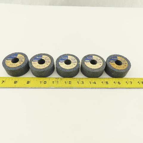 Dresser 686421 3A 60 K6 V22 Abrasive Wheel 2" x 7/8" With 5/8" Arbor Lot Of 5