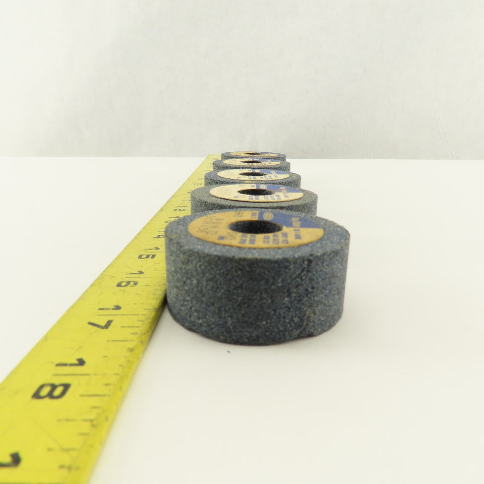 Dresser 686421 3A 60 K6 V22 Abrasive Wheel 2" x 7/8" With 5/8" Arbor Lot Of 5
