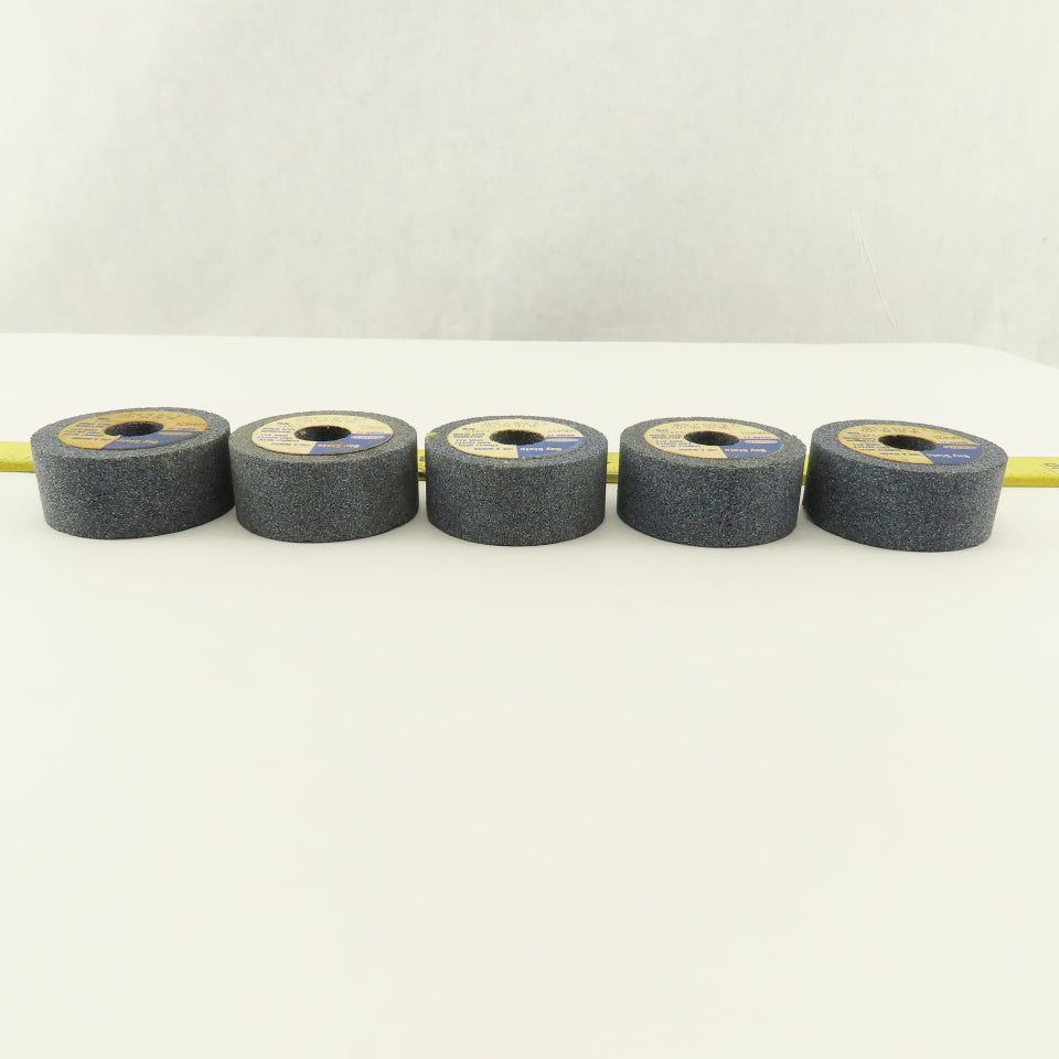Dresser 686421 3A 60 K6 V22 Abrasive Wheel 2" x 7/8" With 5/8" Arbor Lot Of 5