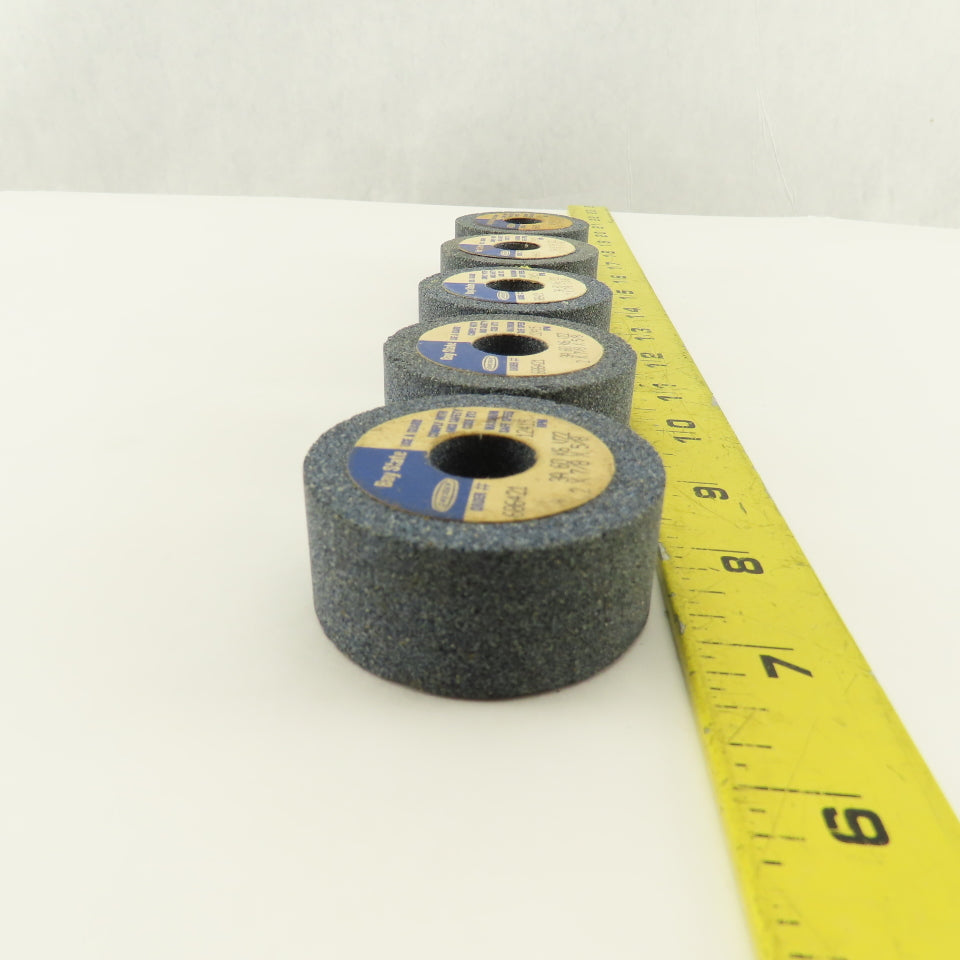 Dresser 686421 3A 60 K6 V22 Abrasive Wheel 2" x 7/8" With 5/8" Arbor Lot Of 5