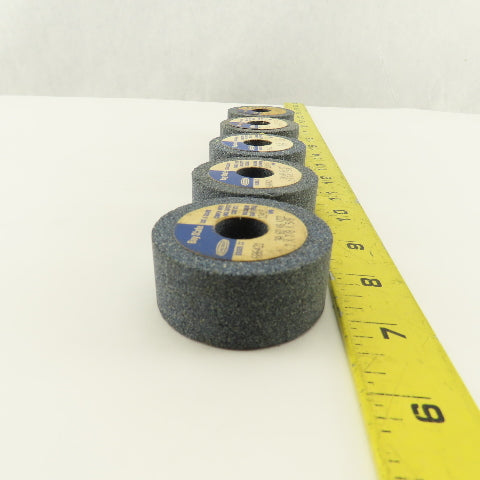 Dresser 686421 3A 60 K6 V22 Abrasive Wheel 2" x 7/8" With 5/8" Arbor Lot Of 5