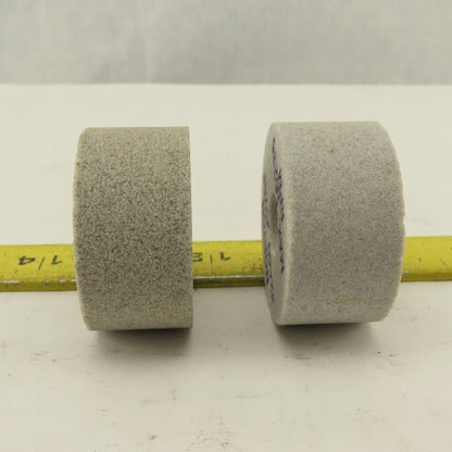 Norton 32A60 J5VBE 2" x 1" x 5/8" Alundum Grinding Wheels Lot Of 2