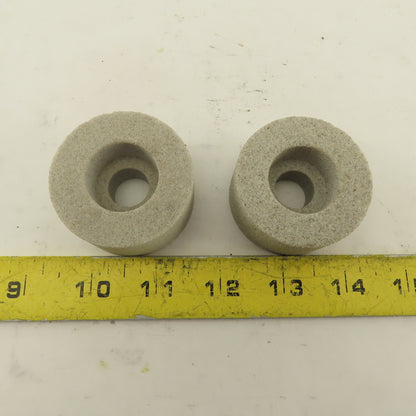 Norton 32A60 J5VBE 2" x 1" x 5/8" Alundum Grinding Wheels Lot Of 2