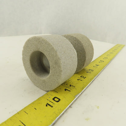 Norton 32A60 J5VBE 2" x 1" x 5/8" Alundum Grinding Wheels Lot Of 2
