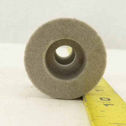 Norton 32A60 J5VBE 2" x 1" x 5/8" Alundum Grinding Wheels Lot Of 2