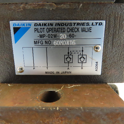 Daikin KSO-G02-2CA-10-N 5/3 Position Double Solenoid Regulated Valve 100V Coil