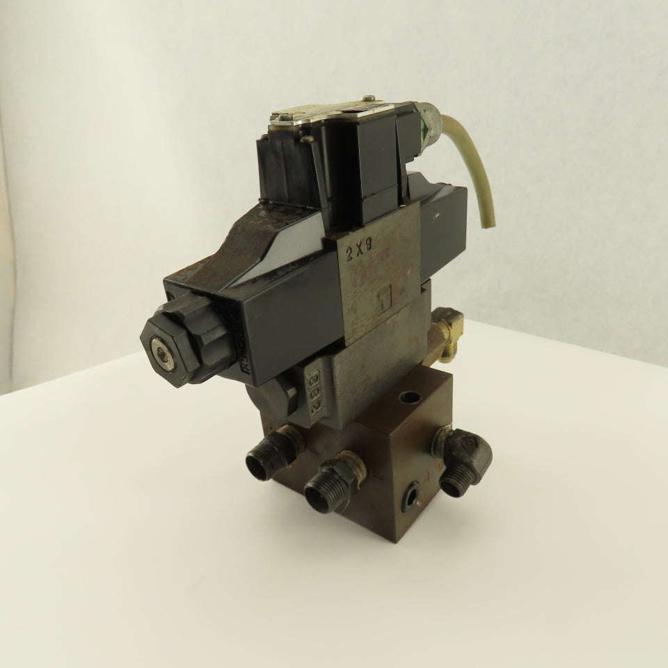 Daikin KSO-G02-2CA-10-N 5/3 Position Double Solenoid Regulated Valve 100V Coil