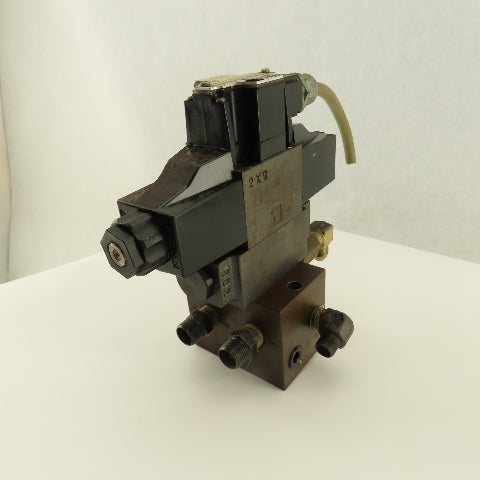 Daikin KSO-G02-2CA-10-N 5/3 Position Double Solenoid Regulated Valve 100V Coil