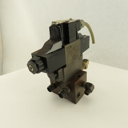 Daikin KSO-G02-2CA-10-N 5/3 Position Double Solenoid Regulated Valve 100V Coil