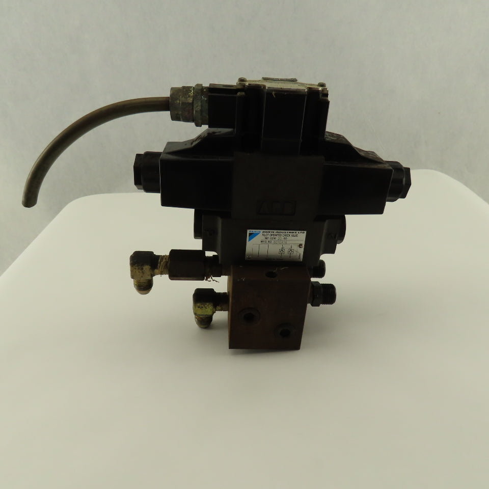 Daikin KSO-G02-2CA-10-N 5/3 Position Double Solenoid Regulated Valve 100V Coil