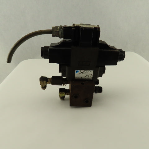 Daikin KSO-G02-2CA-10-N 5/3 Position Double Solenoid Regulated Valve 100V Coil