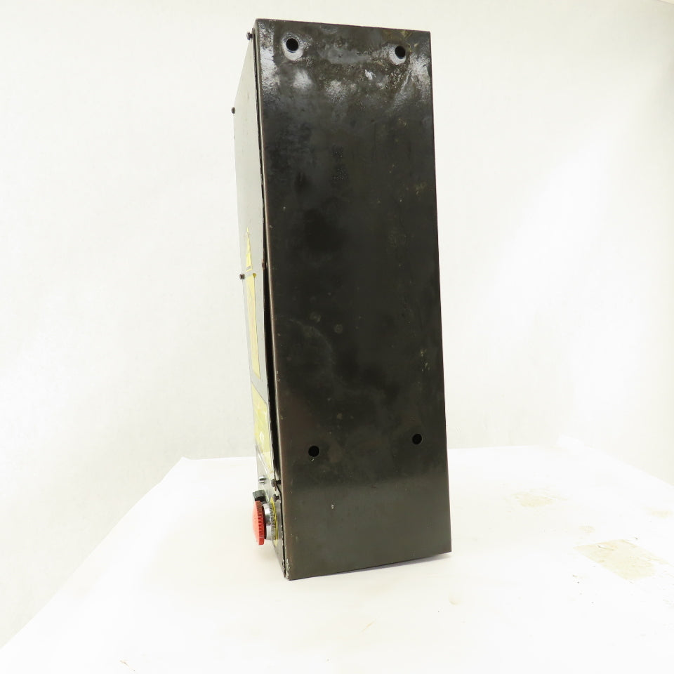 Hitachi Seiki VK65 ATC Carousel Electrical Enclosure Wire Duct Operator Buttons