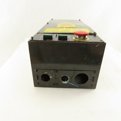Hitachi Seiki VK65 ATC Carousel Electrical Enclosure Wire Duct Operator Buttons