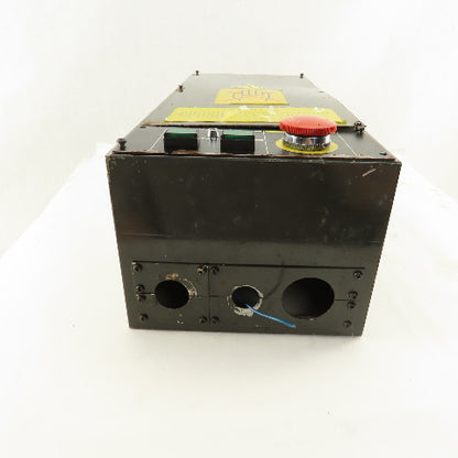 Hitachi Seiki VK65 ATC Carousel Electrical Enclosure Wire Duct Operator Buttons