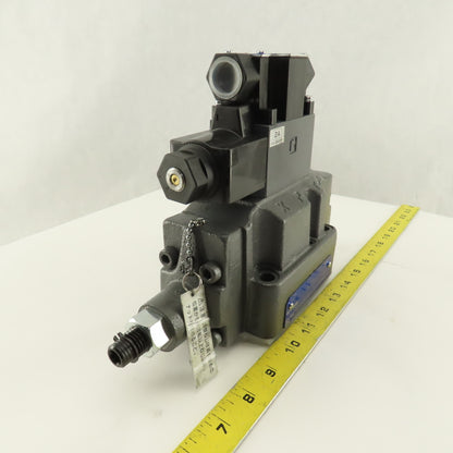 Tokyo Keiki DG5V-72A-8-E-TP2-T-84-JA 2 Way Hydraulic Valve Single Solenoid 100V