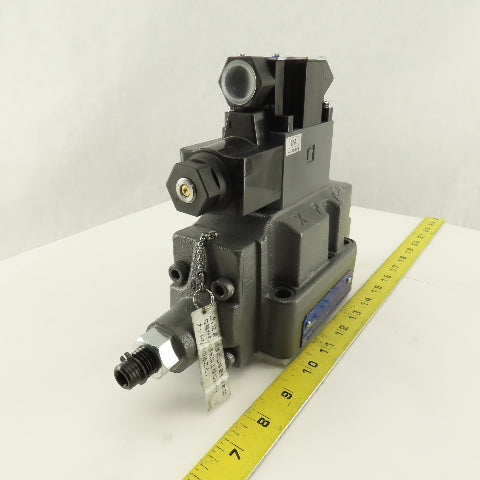 Tokyo Keiki DG5V-72A-8-E-TP2-T-84-JA 2 Way Hydraulic Valve Single Solenoid 100V