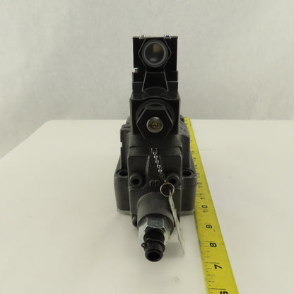 Tokyo Keiki DG5V-72A-8-E-TP2-T-84-JA 2 Way Hydraulic Valve Single Solenoid 100V