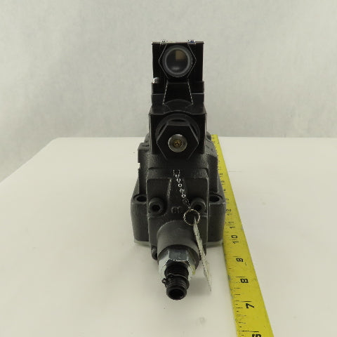 Tokyo Keiki DG5V-72A-8-E-TP2-T-84-JA 2 Way Hydraulic Valve Single Solenoid 100V