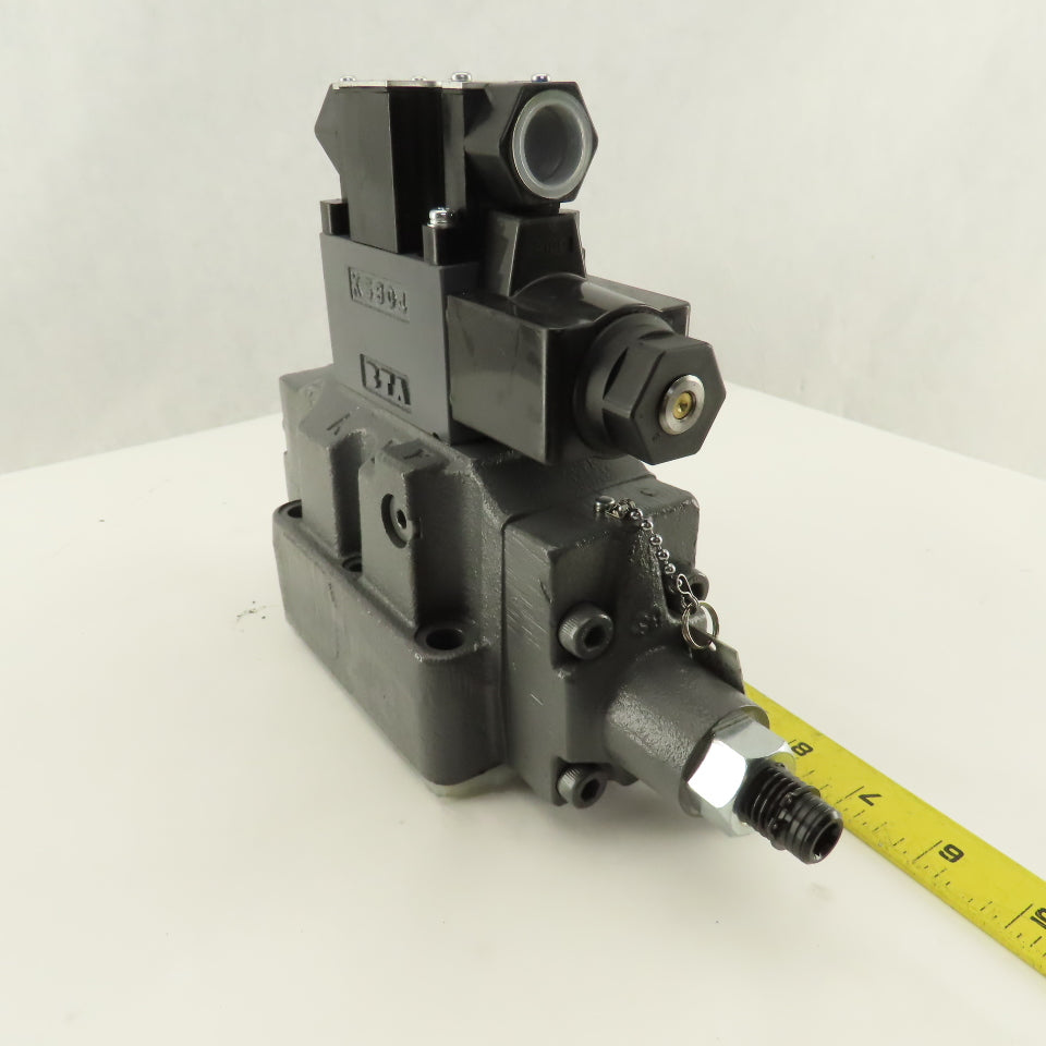 Tokyo Keiki DG5V-72A-8-E-TP2-T-84-JA 2 Way Hydraulic Valve Single Solenoid 100V