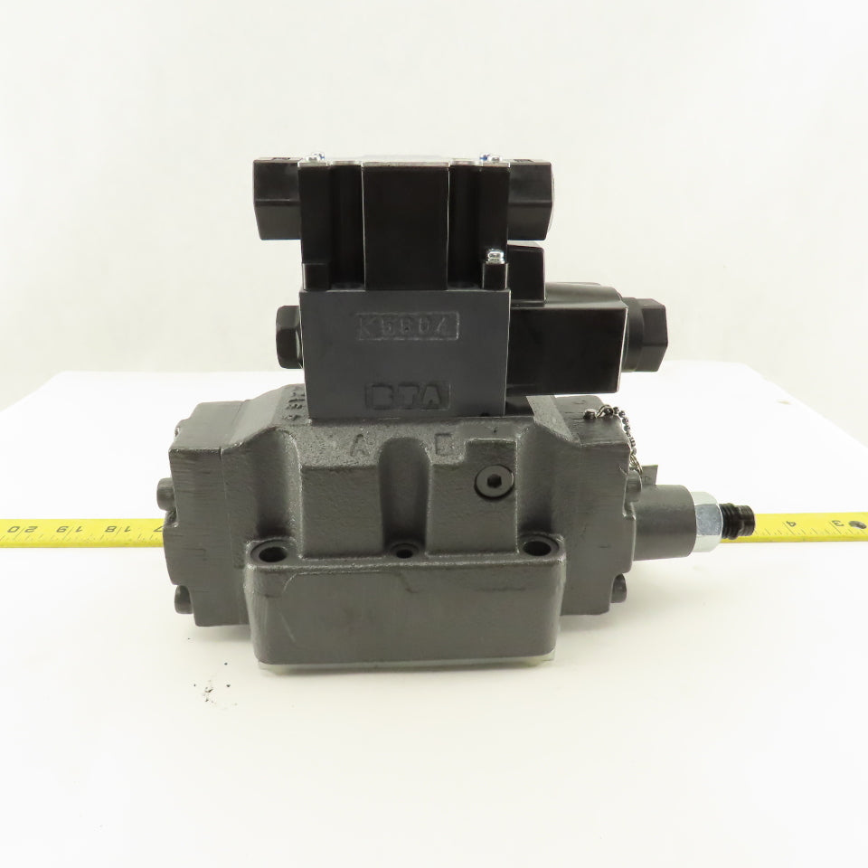 Tokyo Keiki DG5V-72A-8-E-TP2-T-84-JA 2 Way Hydraulic Valve Single Solenoid 100V