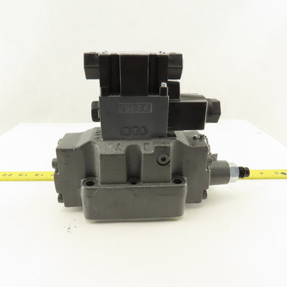 Tokyo Keiki DG5V-72A-8-E-TP2-T-84-JA 2 Way Hydraulic Valve Single Solenoid 100V