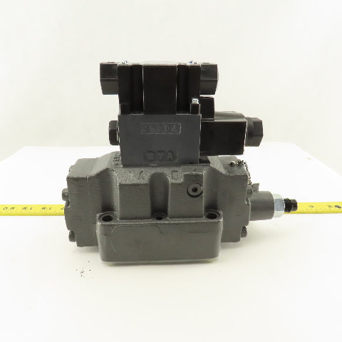 Tokyo Keiki DG5V-72A-8-E-TP2-T-84-JA 2 Way Hydraulic Valve Single Solenoid 100V