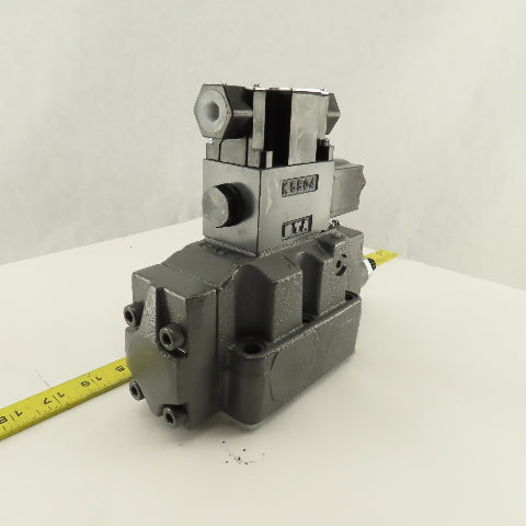 Tokyo Keiki DG5V-72A-8-E-TP2-T-84-JA 2 Way Hydraulic Valve Single Solenoid 100V