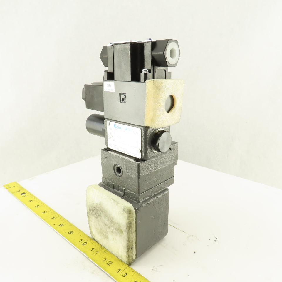Tokyo Keiki DG4V-3-0B-M-P2-T-7-P12-54 2 Way Single Solenoid Pressure Regulator