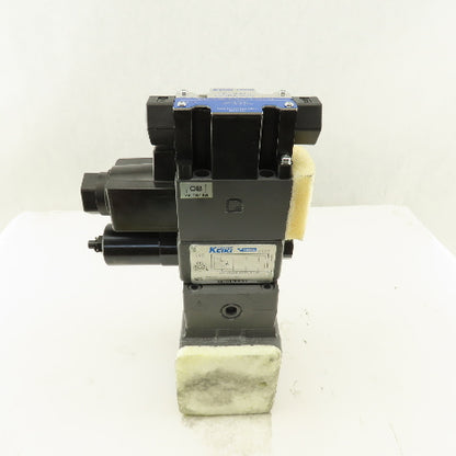 Tokyo Keiki DG4V-3-0B-M-P2-T-7-P12-54 2 Way Single Solenoid Pressure Regulator