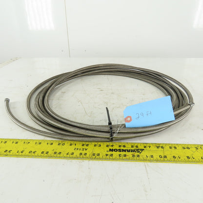 5/16 ID x 7/16" OD  Stainless Steel Braded PTFE Teflon Liner Fuel Hose 29'