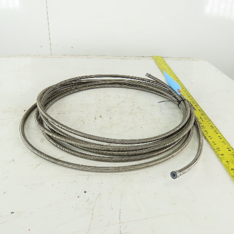 5/16 ID x 7/16" OD  Stainless Steel Braded PTFE Teflon Liner Fuel Hose 29'