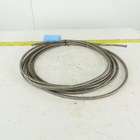 5/16 ID x 7/16" OD  Stainless Steel Braded PTFE Teflon Liner Fuel Hose 29'