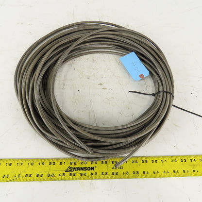 7/32 ID x 5/16" OD  Stainless Steel Braded PTFE Teflon Liner Fuel Hose 115'