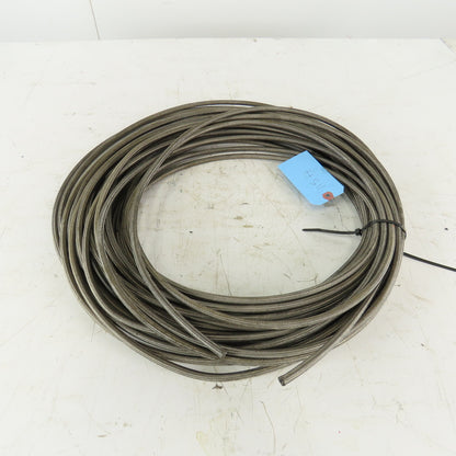 7/32 ID x 5/16" OD  Stainless Steel Braded PTFE Teflon Liner Fuel Hose 115'