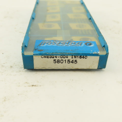 Ingersoll CNE324-004 5801545 Grade IN1540 Cutting Tool Inserts Lot Of 10 NIB
