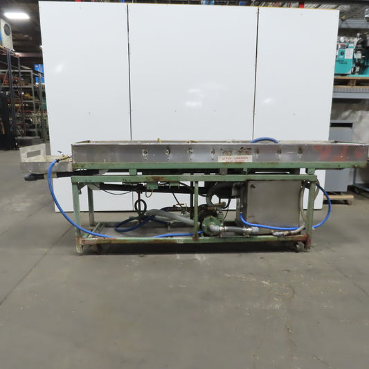 119Lx25wx9"D Stainless Steel Immersion Small Parts Cleaning Tank 230/460V