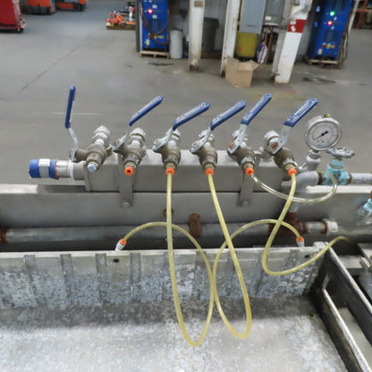 119Lx25wx9"D Stainless Steel Immersion Small Parts Cleaning Tank 230/460V