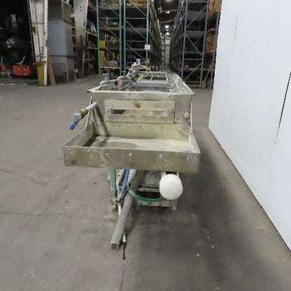 119Lx25wx9"D Stainless Steel Immersion Small Parts Cleaning Tank 230/460V